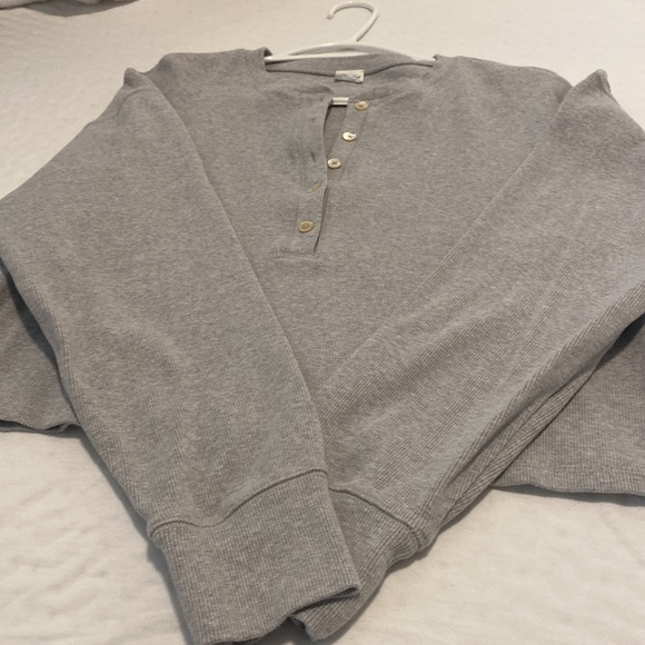 Wilfred waffle knit crop top long sleeve - Picture 4 of 4